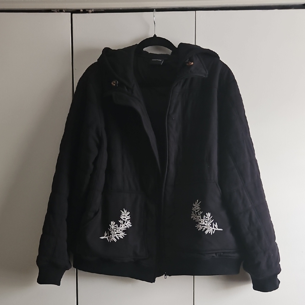 Richer Poorer Quilted Coat w/ Sister Nettle Print of Juniper
